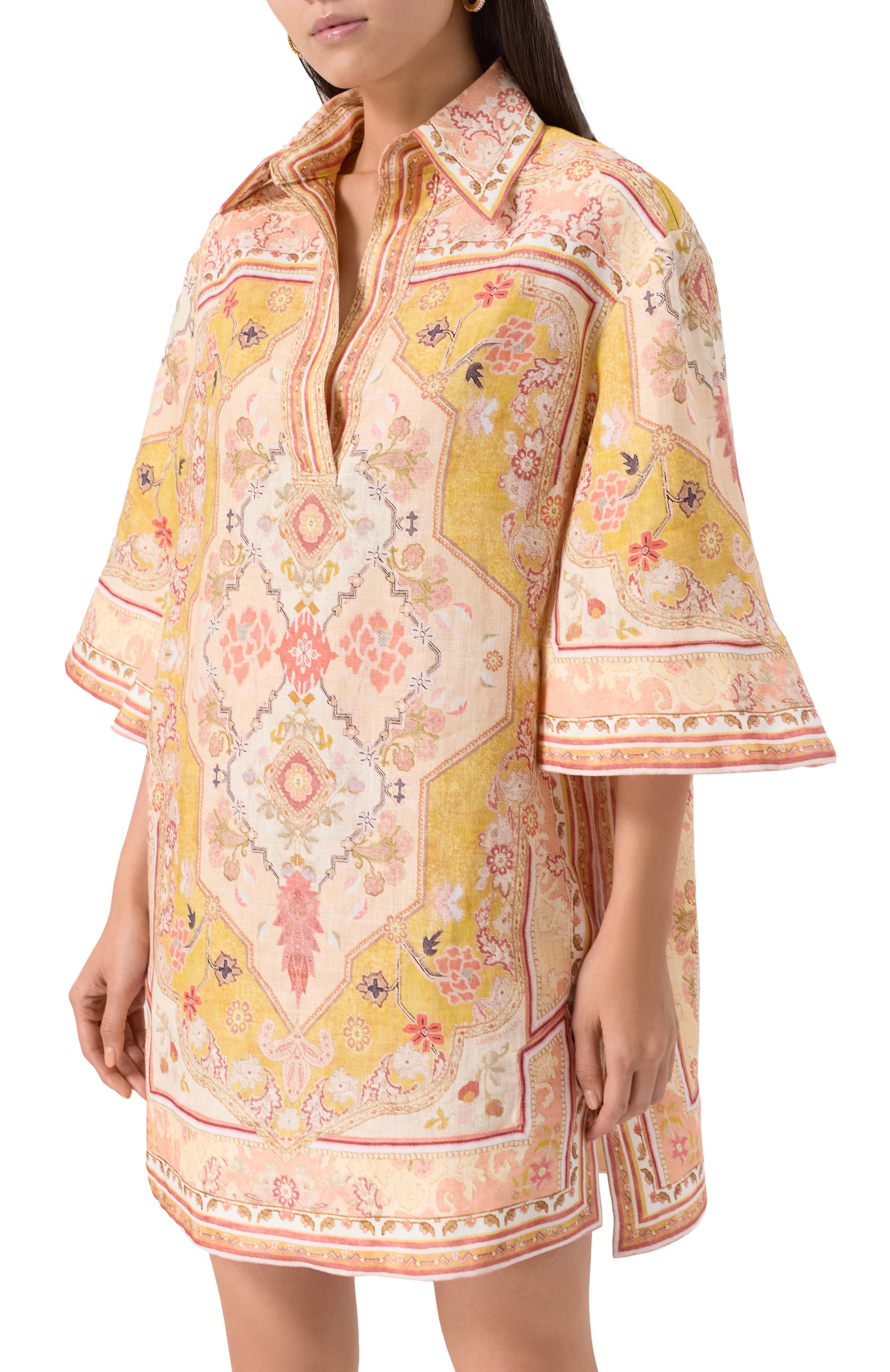 Льняное платье ZIMMERMANN, арт. 0712DRS251, фото 3