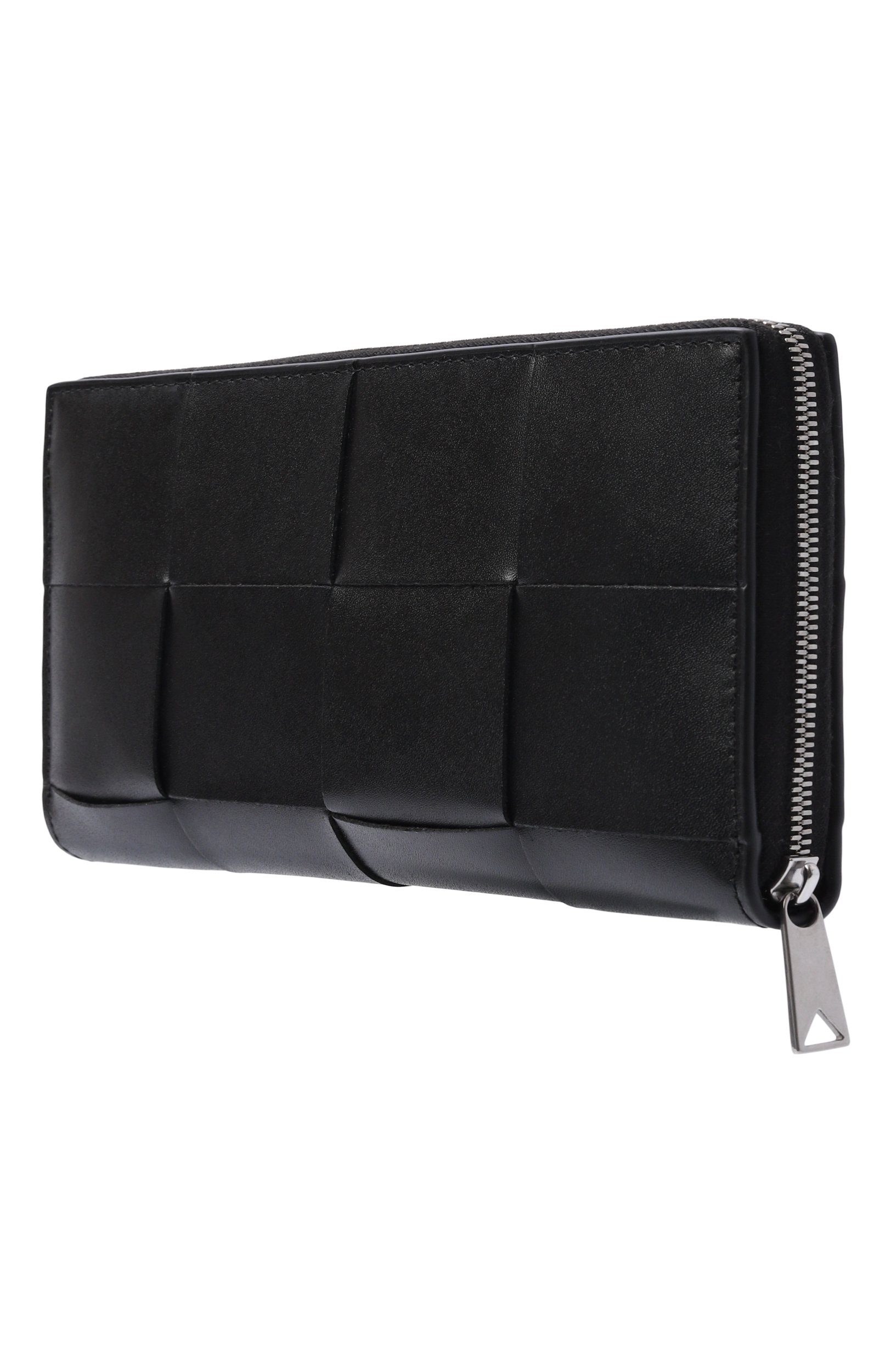 Кожаное портмоне BOTTEGA VENETA черного цвета по цене 126500 руб., арт. 814649/V47V1, фото 2 Кожаное портмоне BOTTEGA VENETA, арт. 814649/V47V1, фото 2