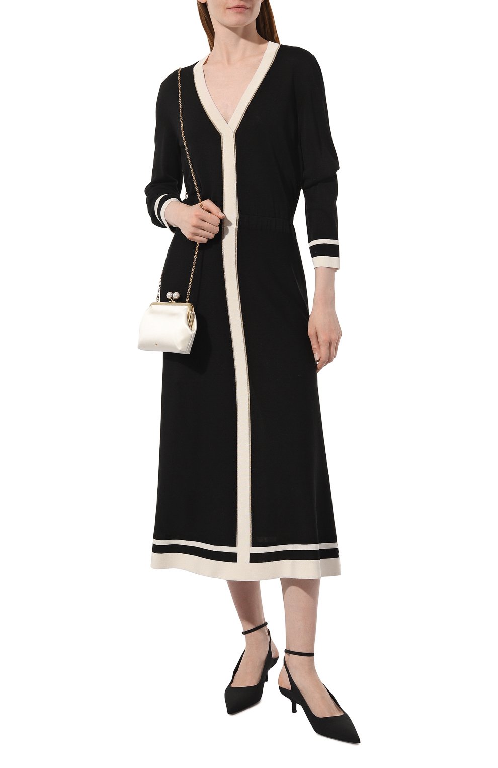 Платье из шелка и вискозы FREEAGE, арт. S24.DR082.6079.900, фото 2