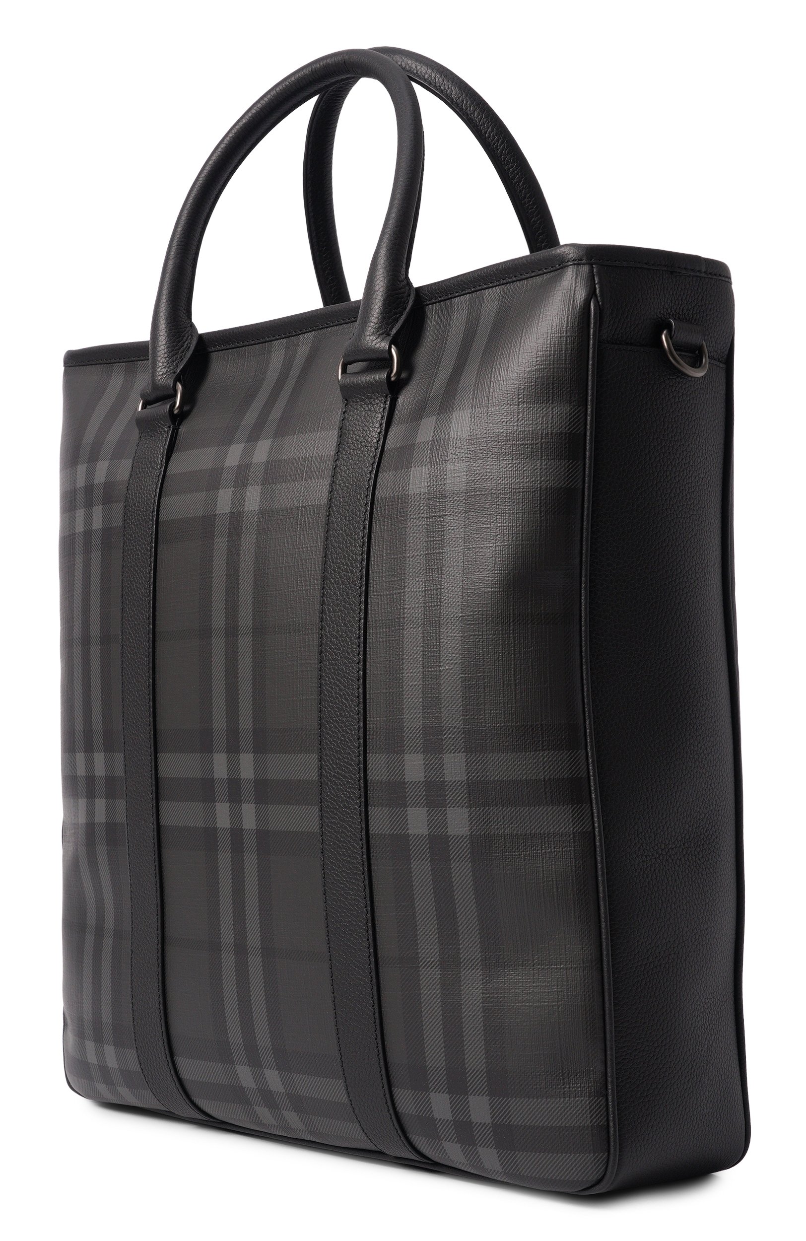 Сумка BURBERRY темно-серого цвета по цене 199500 руб., арт. 8128046, фото 3 Сумка BURBERRY, арт. 8128046, фото 3