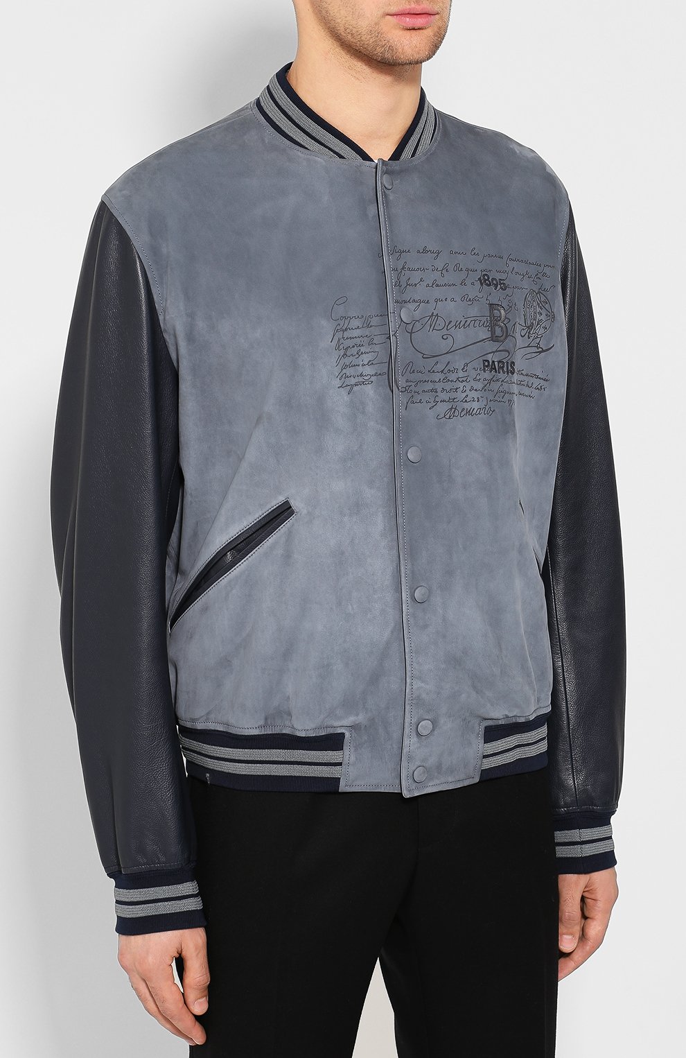 Кожаный бомбер BERLUTI, арт. R16LBL55-001, фото 3