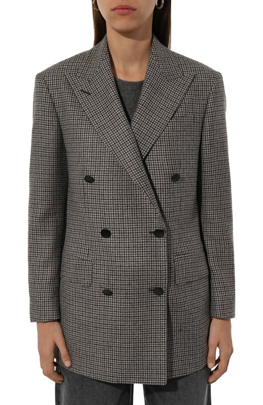 Шерстяной жакет Tagliatore 0205 J-CARIS10B/340221 Серый  J-CARIS10B/340221 Фото 3