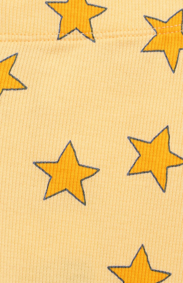 Детские хлопковые легинсы TINYCOTTONS желтого цвета, арт. SS24-054. | Фото 3 (Материал сплава: Проставлено; Нос: Не проставлено; Ростовка одежда: 24 мес | 92 см)