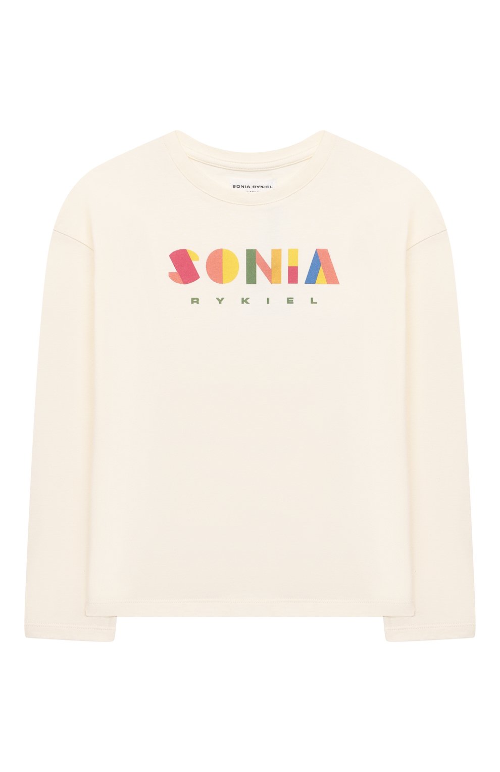 Хлопковый лонгслив SONIA RYKIEL ENFANT, арт. 21W1TS19, фото 1