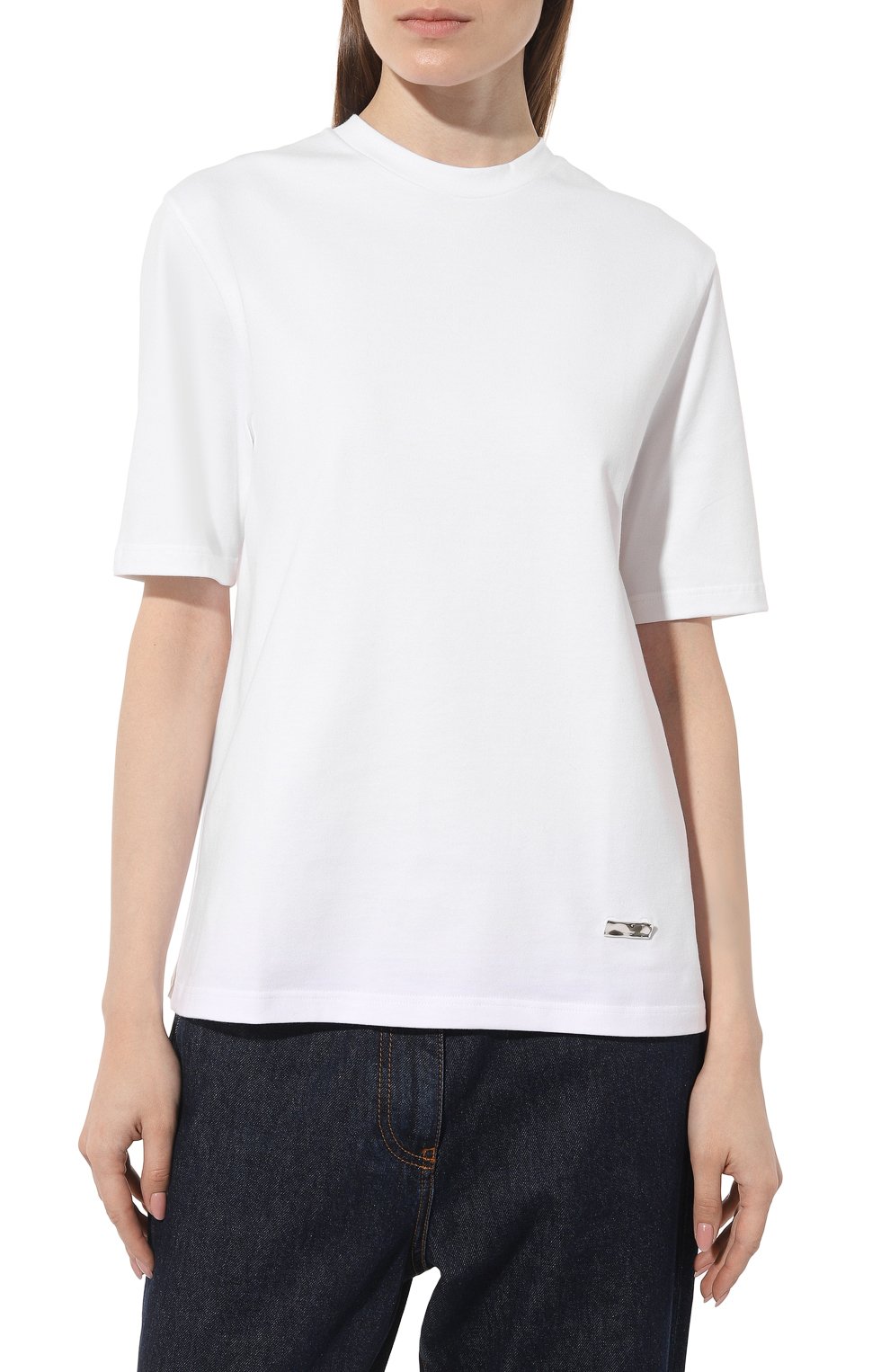 Хлопковая футболка JIL SANDER, арт. J02GC0109/J20073, фото 3