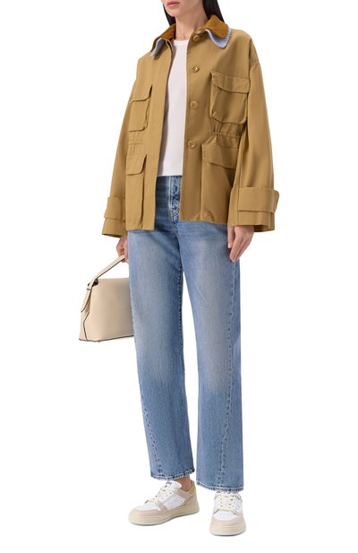 Кожаные кеды quinn-d PREMIATA бежевого цвета по цене 35100 руб., арт. QUINND/VAR 8217, фото 3 Кожаные кеды quinn-d PREMIATA, арт. QUINND/VAR 8217, фото 3