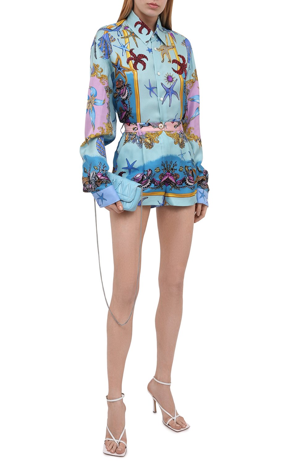 Шелковые шорты VERSACE, арт. A85704/1F00905, фото 2