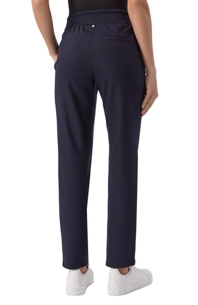 Шерстяные брюки LORENA ANTONIAZZI синего цвета по цене 76450 руб., арт. PA80Q/4010, фото 4 Шерстяные брюки LORENA ANTONIAZZI, арт. PA80Q/4010, фото 4