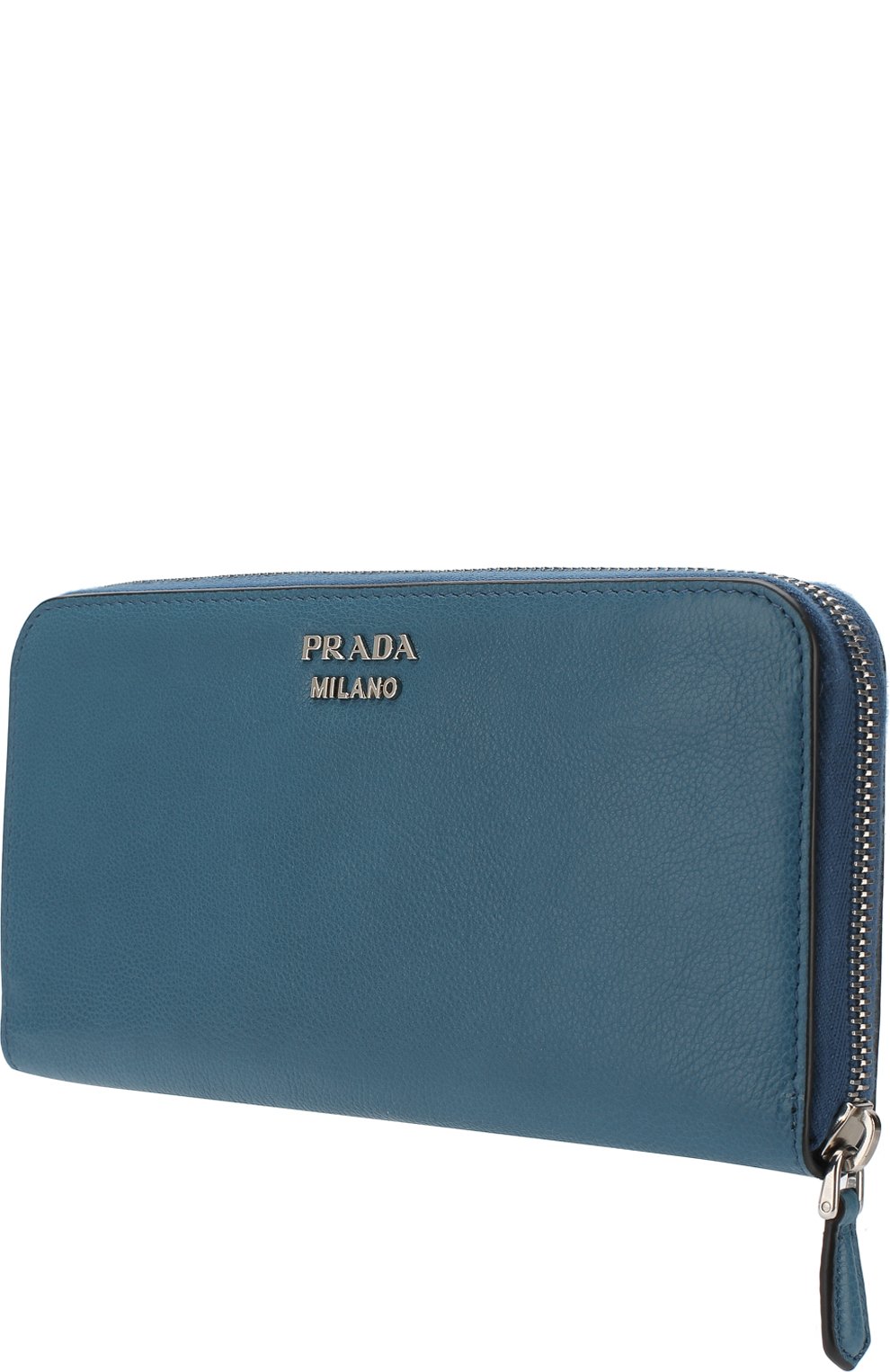 Кожаный кошелек с аппликацией на молнии PRADA, арт. 1ML506- 2BZR-F0215, фото 2