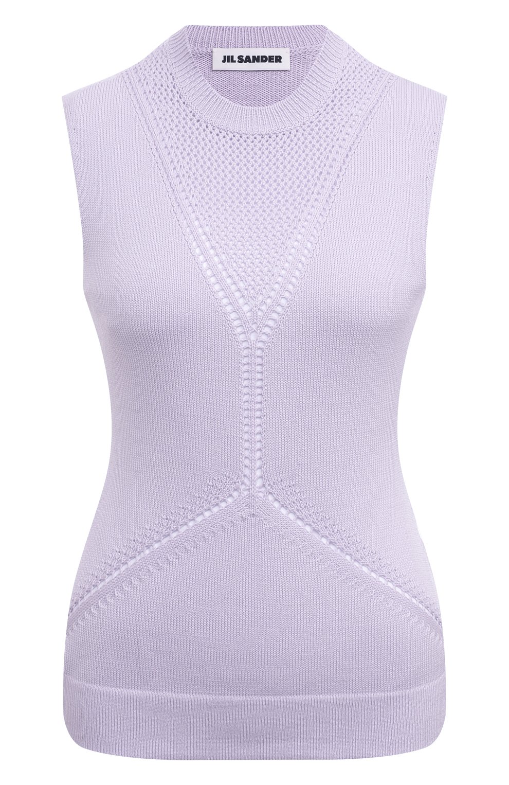 Топ из шерсти и хлопка JIL SANDER, а�рт. J01NC0139/J14617, фото 1