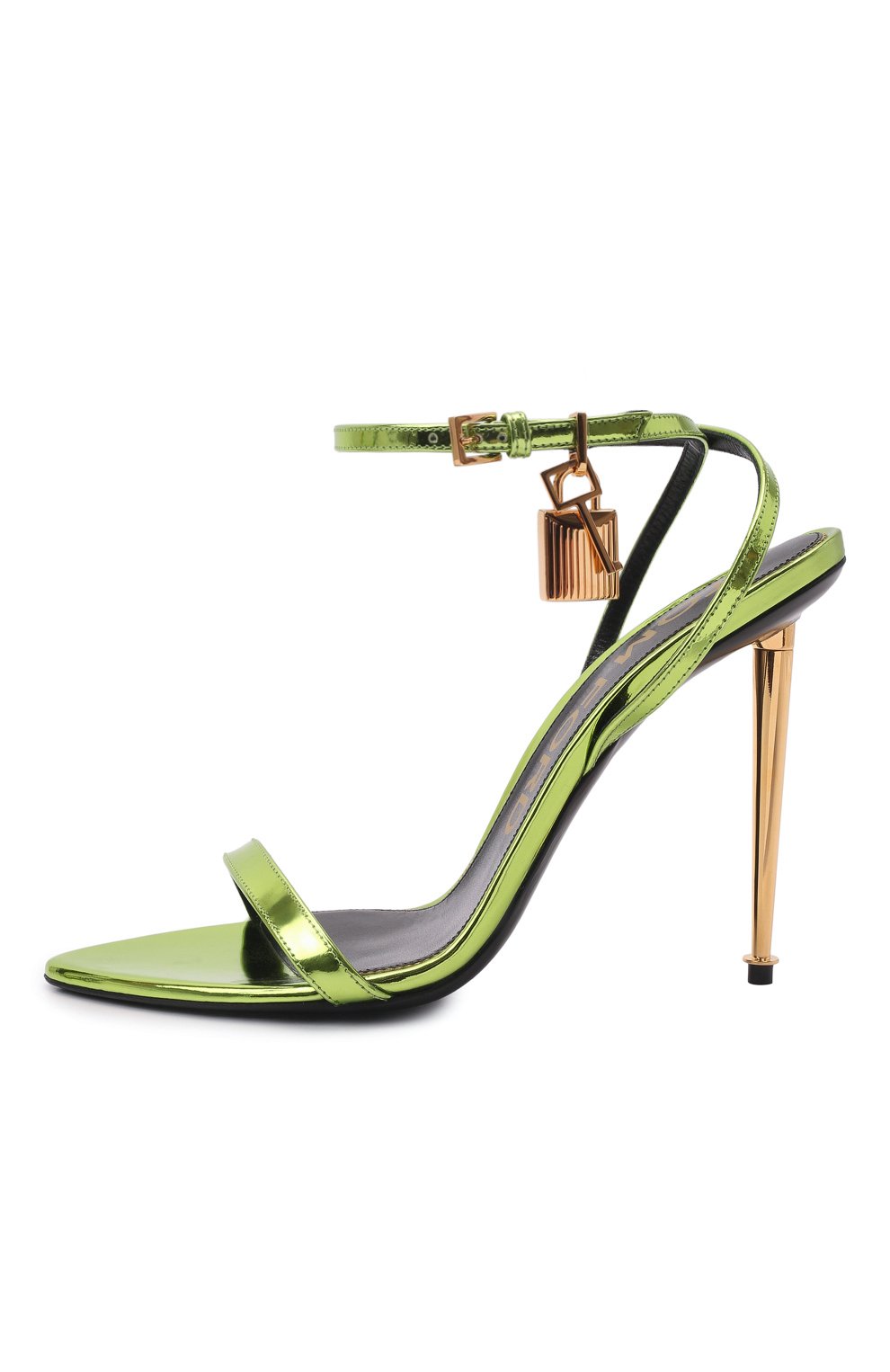 Кожаные босоножки padlock TOM FORD, арт. W2272T-LCL234, фото 4