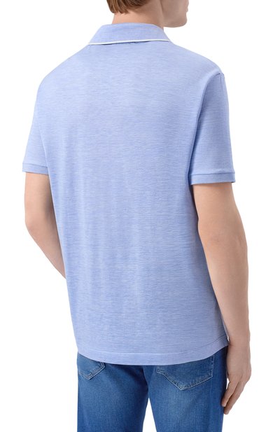 Поло из шелка и хлопка PAUL&SHARK, арт. 26411237, фото 4