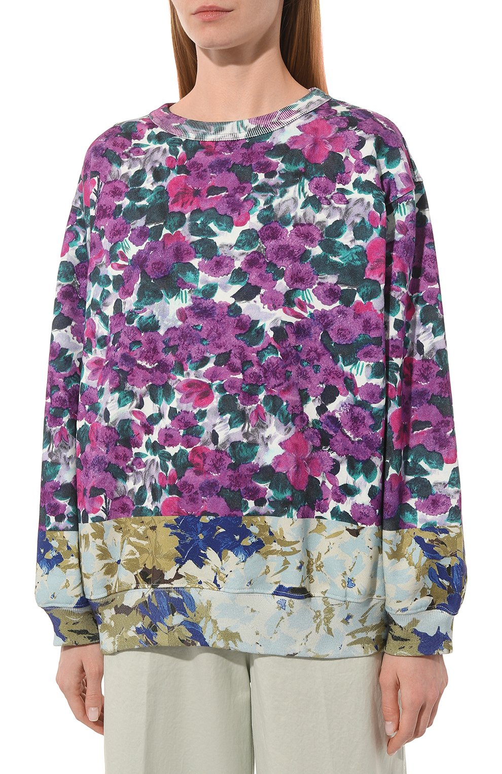 Хлопковый свитшот DRIES VAN NOTEN, арт. 231-031124-6632, фото 3