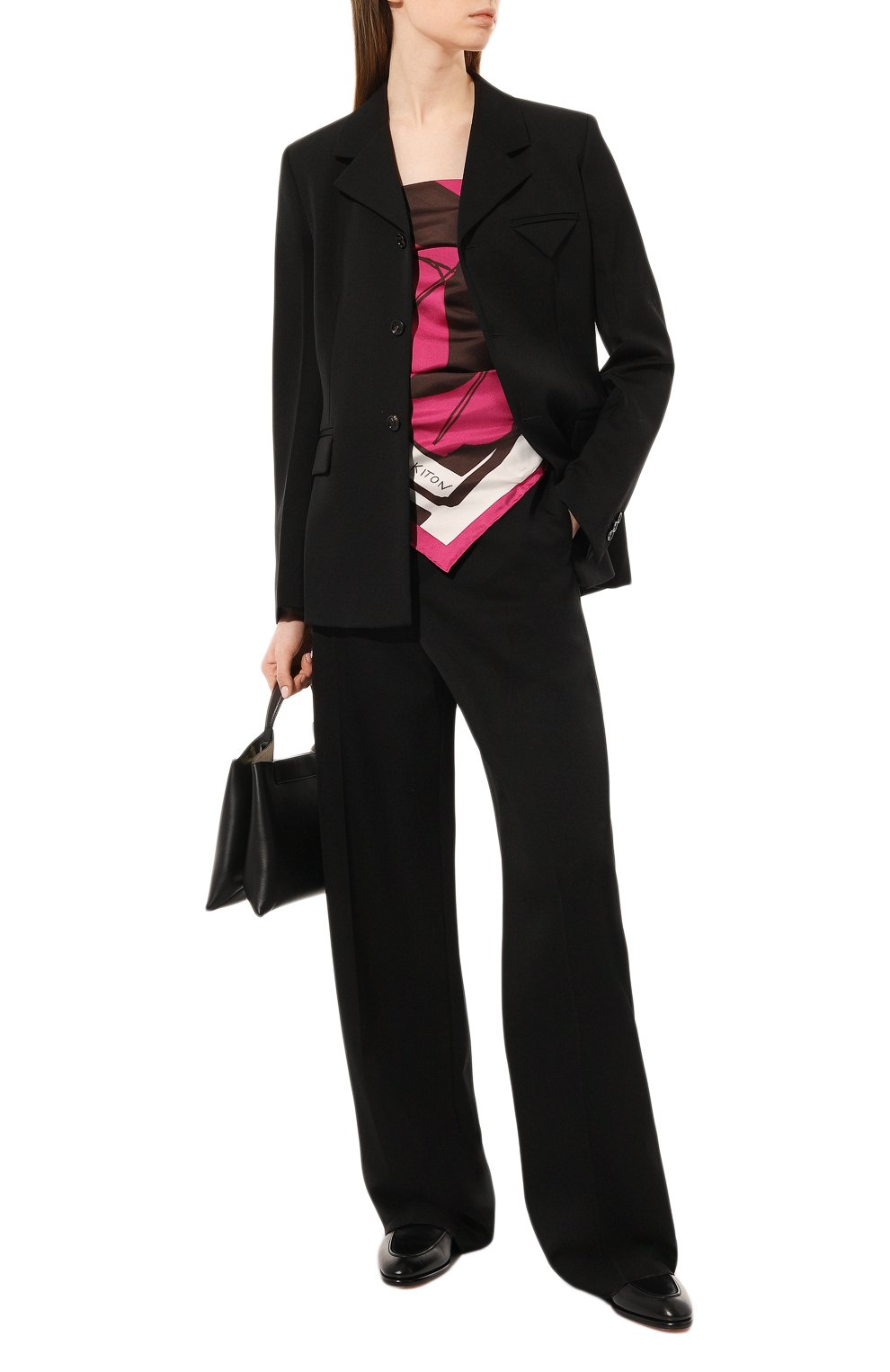 Шелковый платок KITON, арт. D53754XB6525/03, фото 2