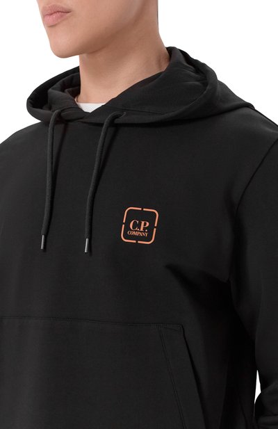 Хлопковое худи C.P. COMPANY черного цвета по цене 34350 руб., арт. 19CLSS062A006452W, фото 5 Хлопковое худи C.P. COMPANY, арт. 19CLSS062A006452W, фото 5