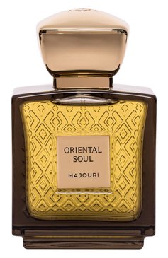 Парфюмерная вода oriental soul (75ml) MAJOURI бе�сцветного цвета, арт. 3665543011110 | Фото 1 (Региональные ограничения белый список (Axapta Mercury): Не проставлено; Нос: Не проставлено; Тип продукта - парфюмерия: Парфюмерная вода; Тип аромата: Восточный; Ограничения доставки: flammable)