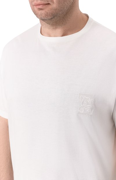 Хлопковая футболка ZILLI, арт. TSR03PM0100VZGI00_002, фото 5