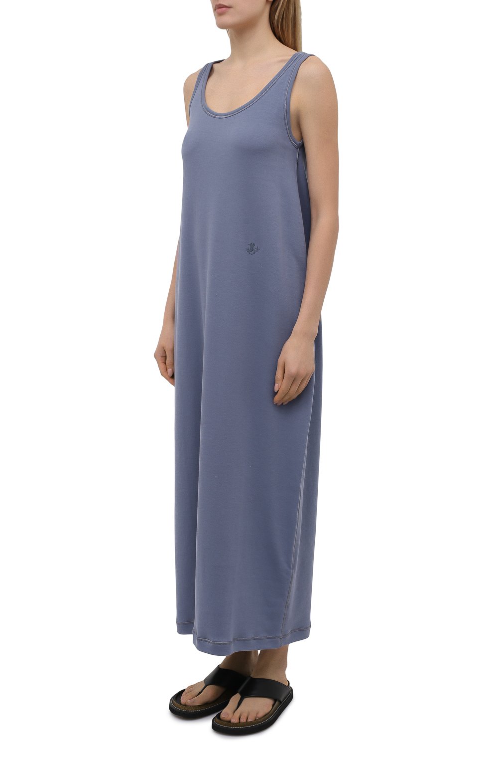 Хлопковое платье JIL SANDER, арт. JPPS717501-WS248108, фото 3