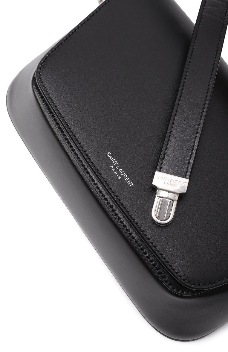 Мужская сумка SAINT LAURENT черного цвета, арт. 821003/2R20E | Фото 3 (Размер: small; Ремень/цепочка: На ремешке; Материал: Натуральная кожа; Автоматизация ТО: Проставлено; Автоматизация состава: Проставлено)