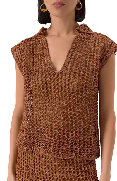 Топ из вискозы ERIKA CAVALLINI, арт. P5SC03, фото 5