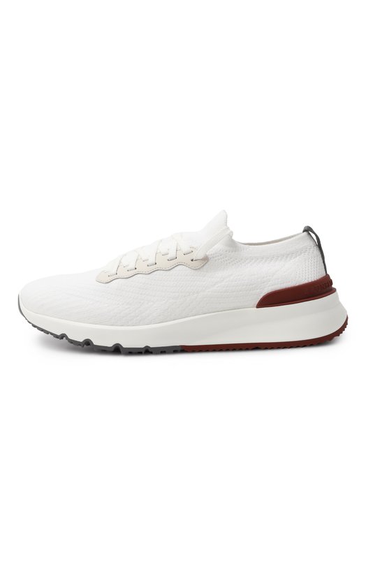 Текстильные кроссовки Brunello Cucinelli MZUPMB0252 Белый  MZUPMB0252 Фото 4