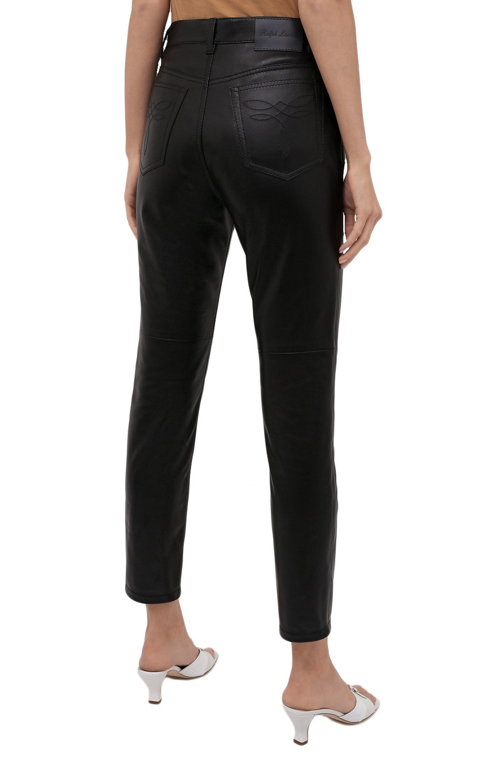 Кожаные брюки RALPH LAUREN, арт. 290834759, фото 4