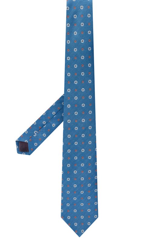 Шелковый галстук Canali 18/HJ04568 Синий  18/HJ04568 Фото 3