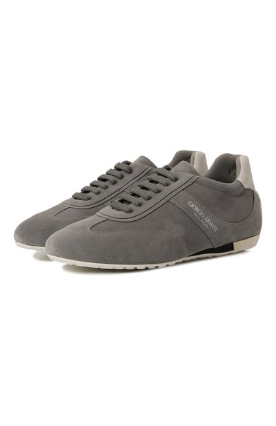 Женские замшевые кроссовки tenis GIORGIO ARMANI, арт. X1X042/XR256