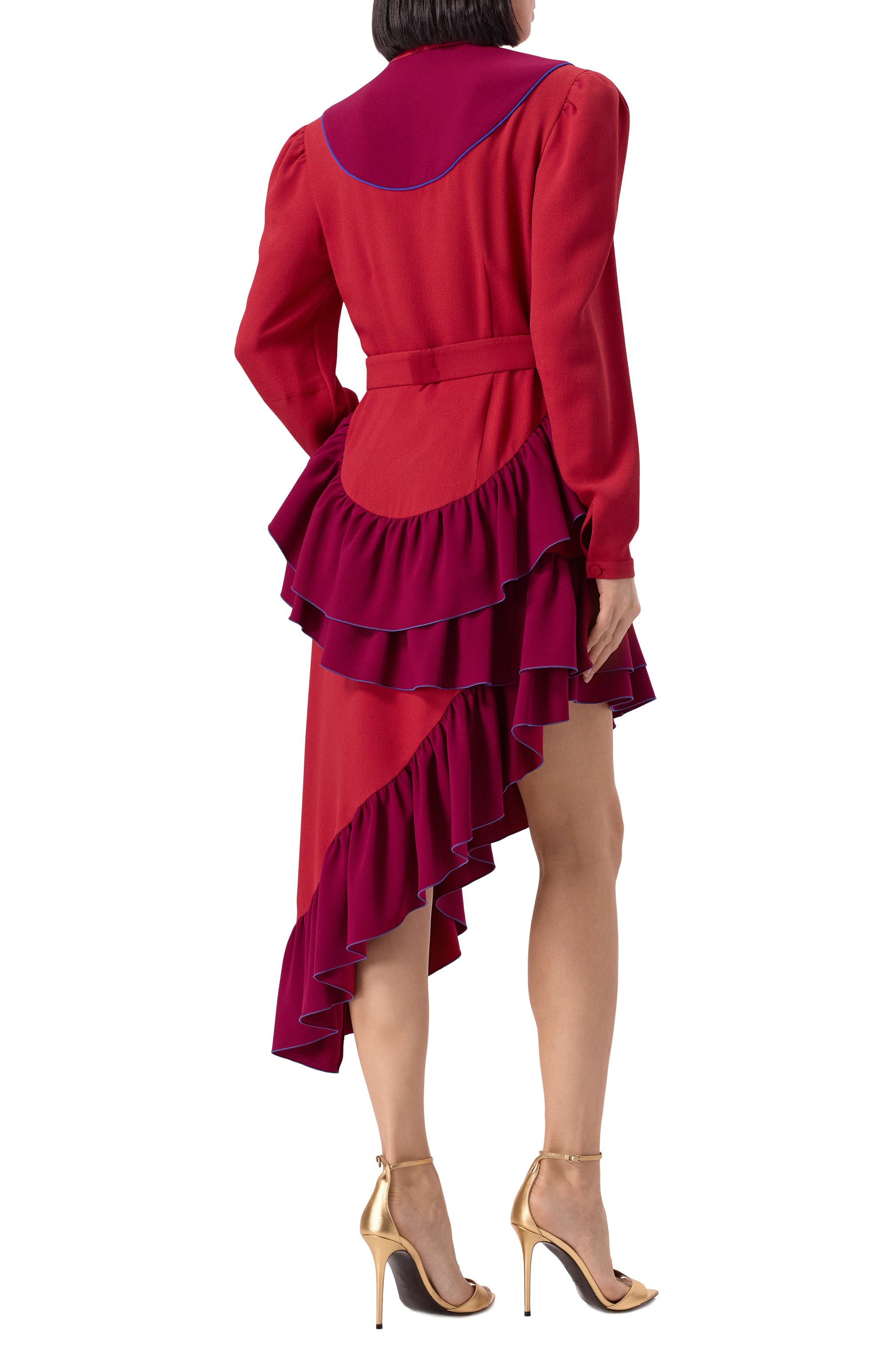 Шелковое платье ULYANA SERGEENKO, арт. ABM001FW24RESORT 1957Т24, фото 4