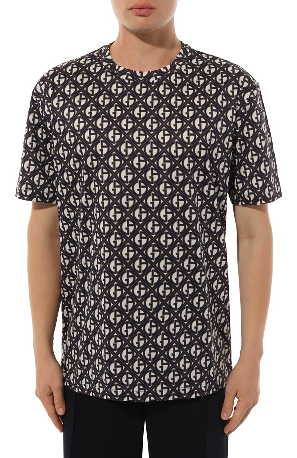 Хлопковая футболка GIORGIO ARMANI, арт. GM000307/TE11554, фото 3