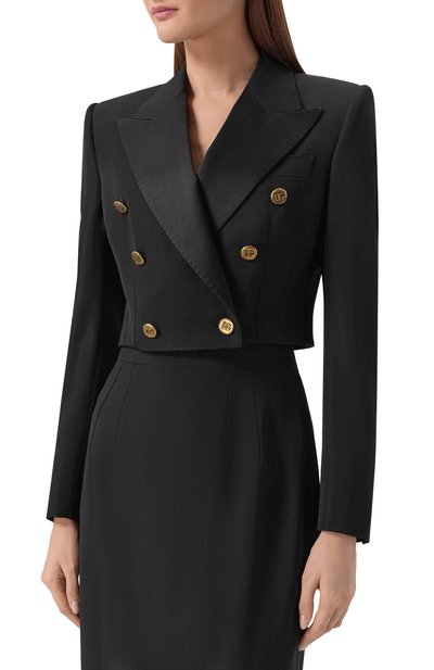 Жакет из шерсти и шелка DOLCE & GABBANA, арт. F299YT/FU20W, фото 3
