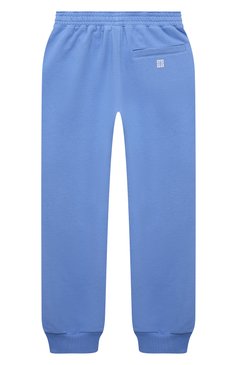 Детские хлопковые джоггеры GIVENCHY голубого цвета, арт. H30124/12+/14 | Фото 2 (Материал внешний: Хлопок; Материал сплава: Проставлено; Нос: Не проставлено; Мальчики Кросс-КТ: Джоггеры-одежда; Ростовка одежда: 12 лет | 152 см)