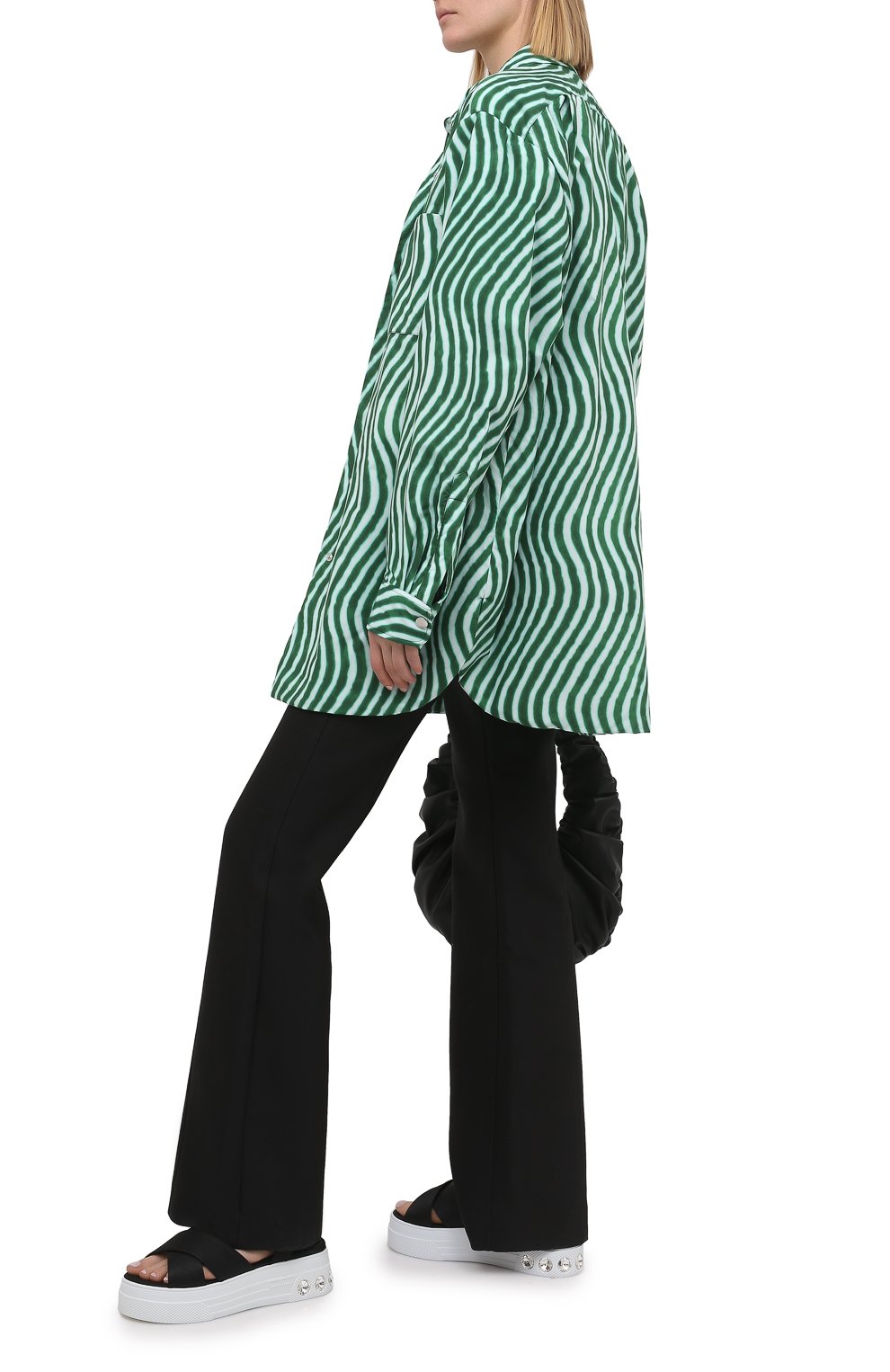 Текстильные сандалии MIU MIU, арт. 5X996C/71L, фото 2