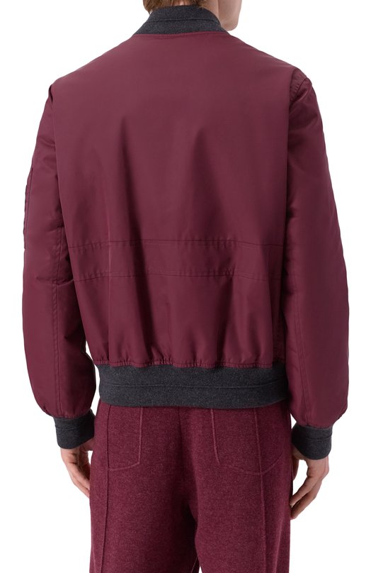 Бомбер Brunello Cucinelli MV4076554 Бордовый  MV4076554 Фото 4