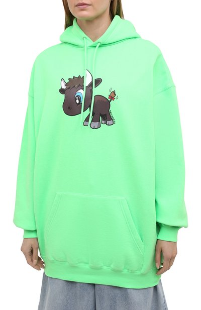 Хлопковое худи BALENCIAGA, арт. 578135/TJVE6, фото 3