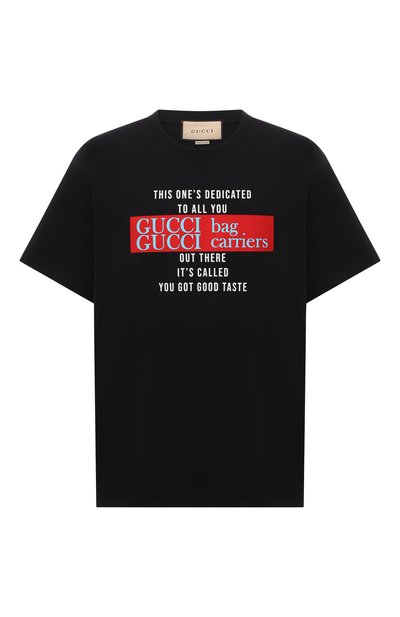 Хлопковая футболка GUCCI, арт. 616036/XJD1E, фото 1