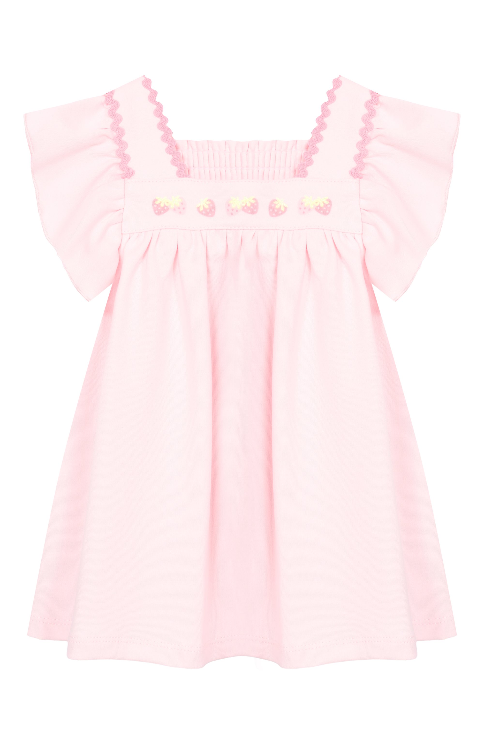 Хлопковое платье BILLIEBLUSH светло-розового цвета по цене 10350 руб., арт. U21813, фото 1 Хлопковое платье BILLIEBLUSH, арт. U21813, фото 1