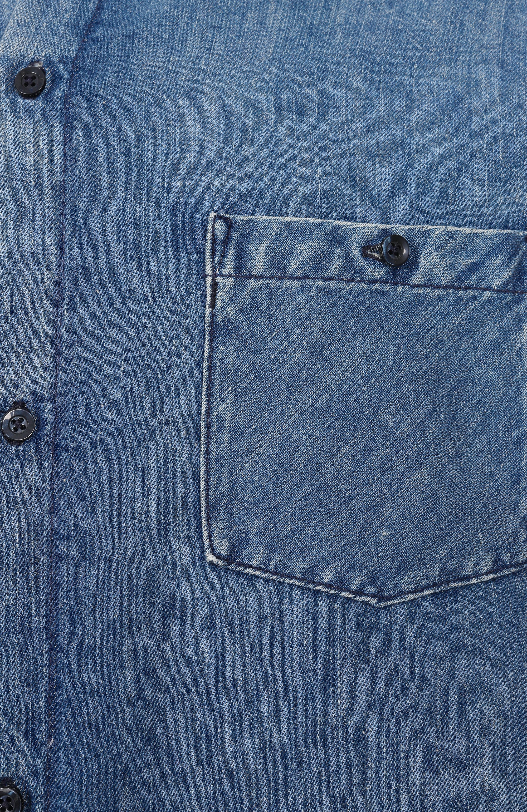 Джинсовая рубашка 7 FOR ALL MANKIND, арт. 7T666U03, фото 6