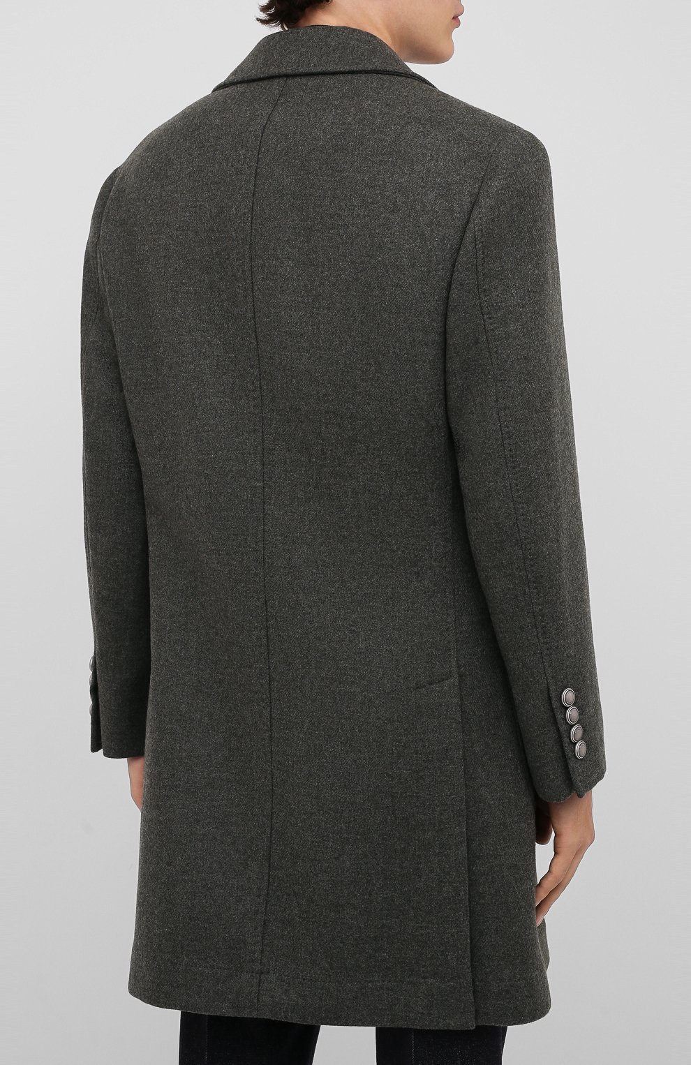 Шерстяное пальто BRUNELLO CUCINELLI, арт. MN4679003D, фото 4