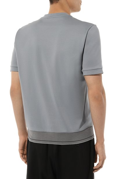 Хлопковая футболка GIORGIO ARMANI, арт. 3DSM52/SJFBZ, фото 4