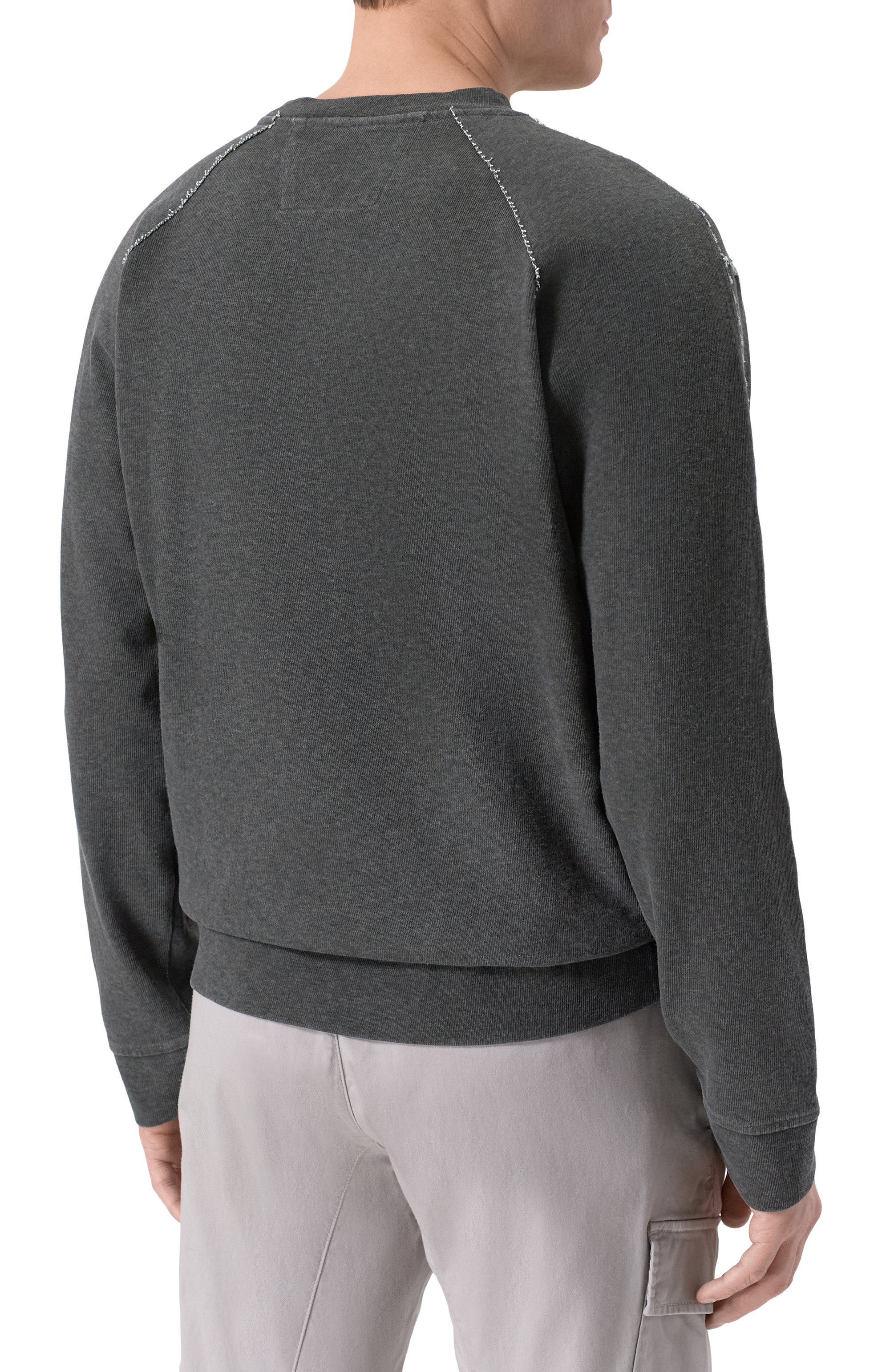 Хлопковый свитшот C.P. COMPANY серого цвета по цене 34750 руб., арт. 20CMSS198A/110644P, фото 4 Хлопковый свитшот C.P. COMPANY, арт. 20CMSS198A/110644P, фото 4