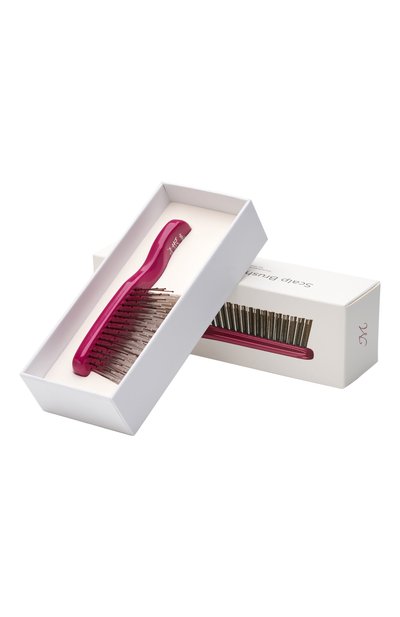 Женская мини-расческа scalp brush 198 зубцов, оттенок дикая вишня MAJESTIC, арт. 4673748653096