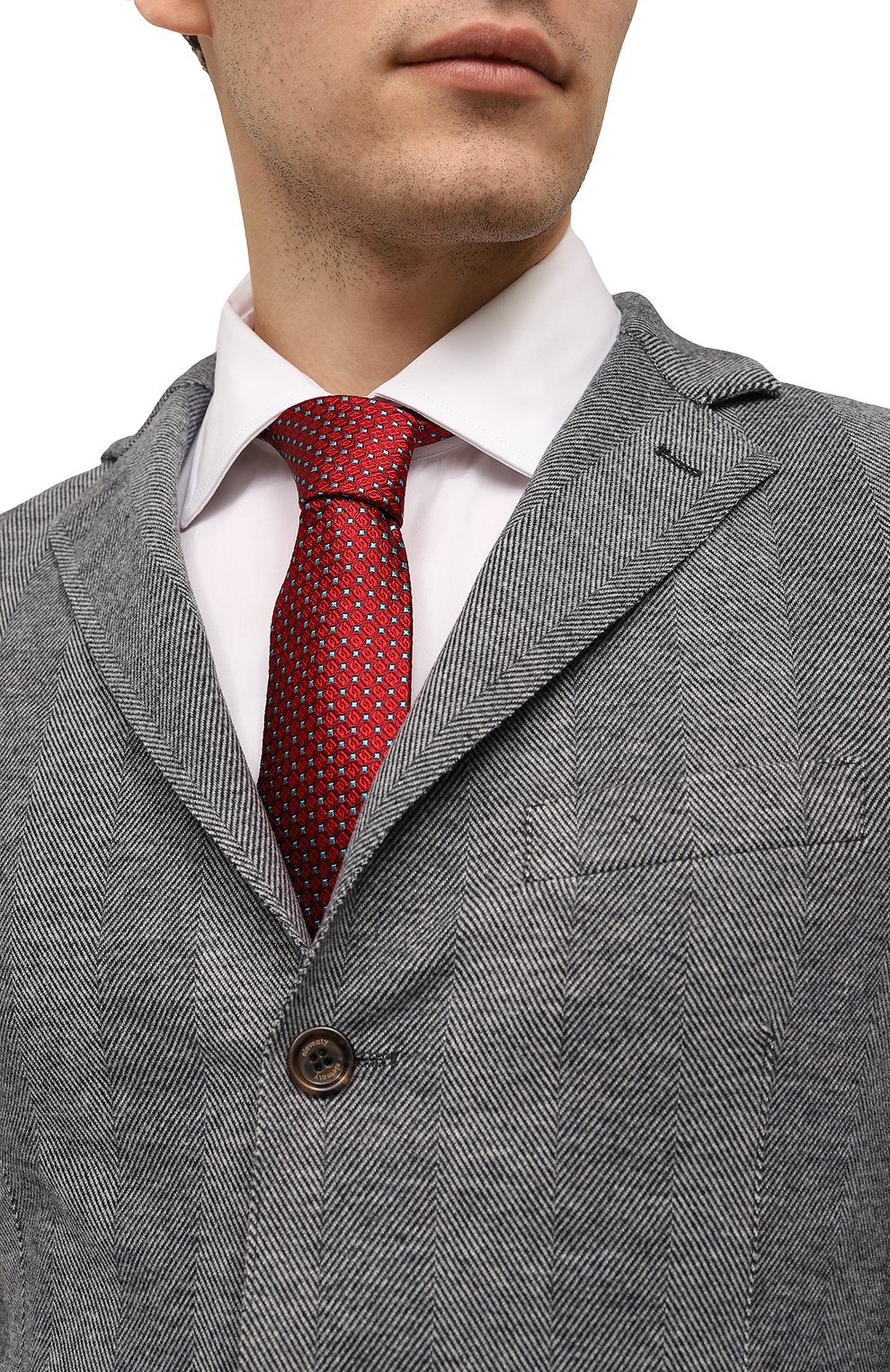 Шелковый галстук ALTEA, арт. 2321368, фото 2