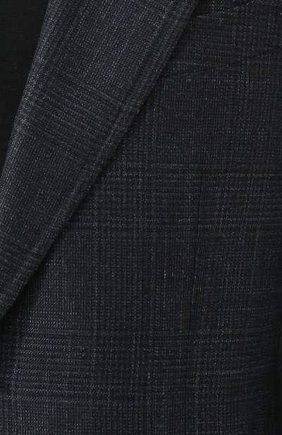 Однобортный пиджак из смеси шерсти и шелка TOM FORD, арт. 444R12/10SM40, фото 5