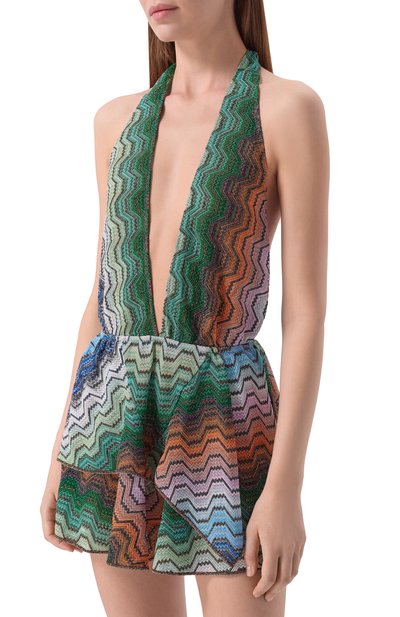 Комбинезон из вискозы MISSONI разноцветного цвета по цене 136000 руб., арт. MS26SQ24/BR015D, фото 3 Комбинезон из вискозы MISSONI, арт. MS26SQ24/BR015D, фото 3
