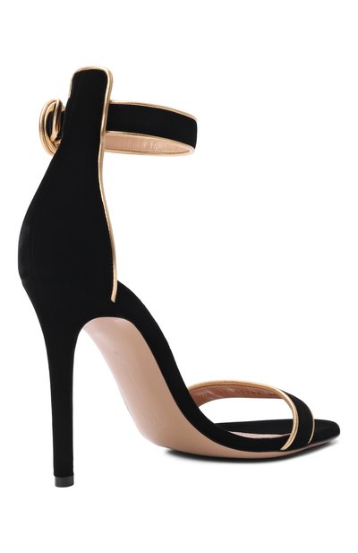 Текстильные босоножки portofino 105 GIANVITO ROSSI, арт. G61762.15RIC.NK1MEKN, фото 5