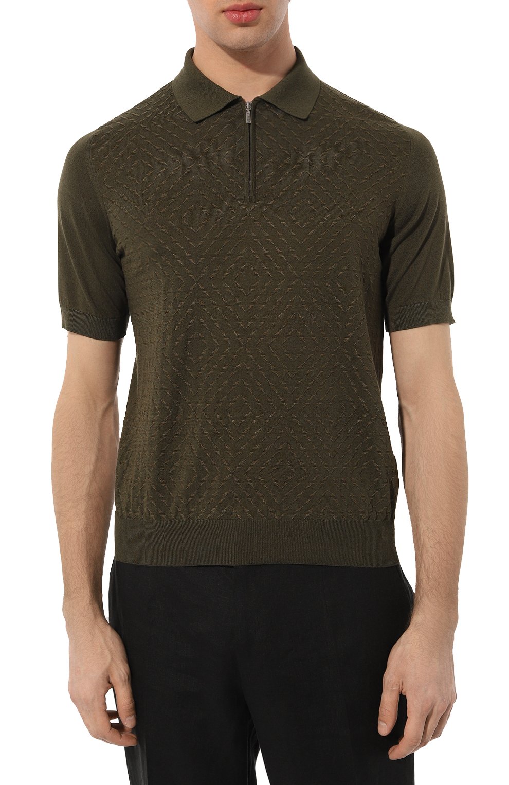 Поло из шелка и хлопка ZILLI, арт. KZP002M0145VVM000, фото 3