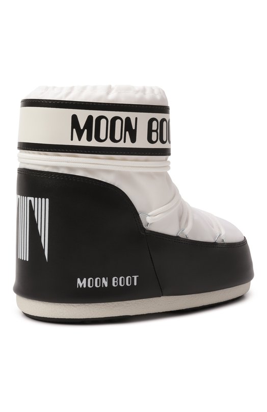 Текстильные полусапоги Icon Low Moon Boot 80D1409340 Чёрно-белый  80D1409340 Фото 5