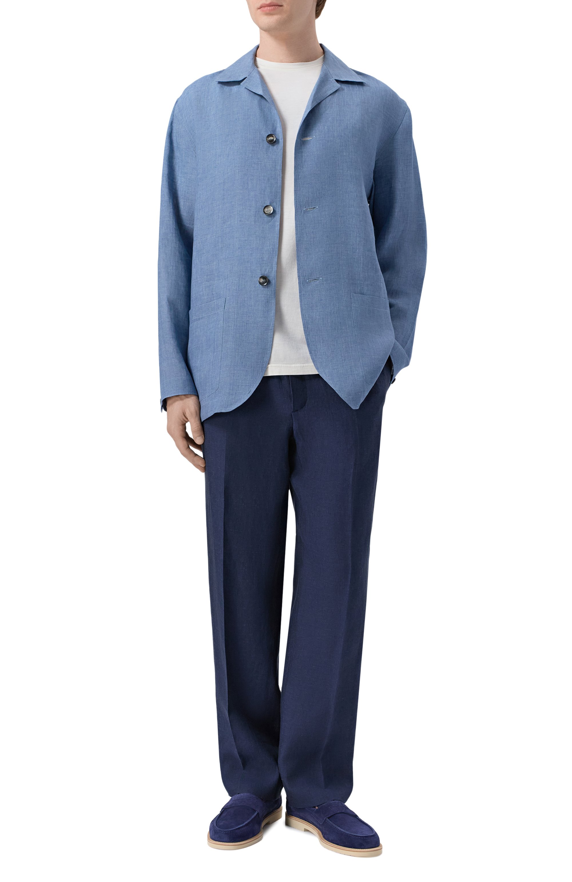 Льняные брюки BRIONI, арт. RP2Z0L/PB114, фото 2