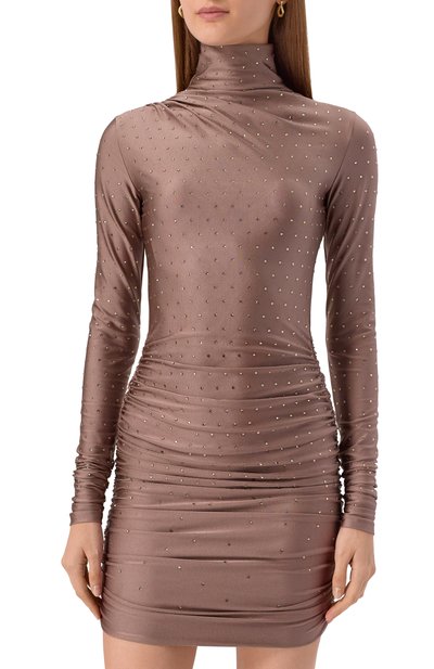 Платье с отделкой стразами THE ANDAMANE, арт. T180166B/TJP062, фото 3